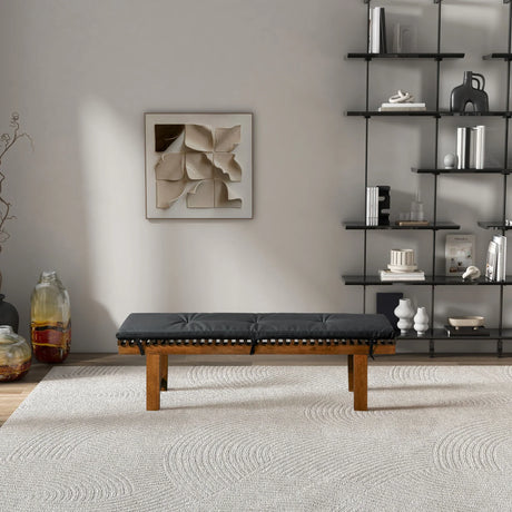 Lucia - Bench - Black - Furniture Home Direct