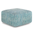 Nate - Handcrafted Square Pouf - Furniture Home Direct