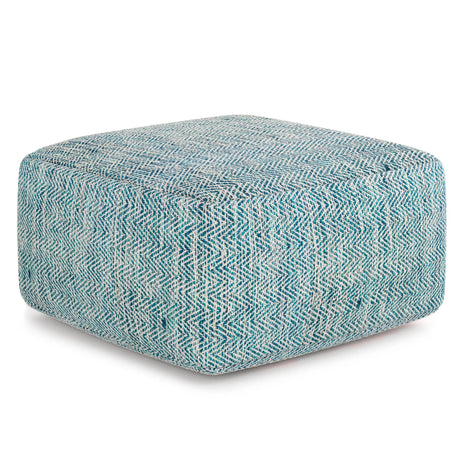 Nate - Handcrafted Square Pouf - Furniture Home Direct