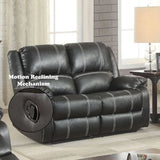 Zuriel - Synthetic Leather Recliner Loveseat - Furniture Home Direct