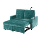 Modern Loveseat Pull Out Sofa Bed With Adjustable Backrest, Two Cup Holders, A Phone Holder, Three Charging Ports And Side Storage Pockets For Living Room - Furniture Home Direct