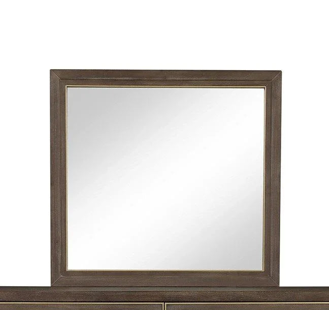 Tango - Mirror - Sandblasted Walnut - Furniture Home Direct