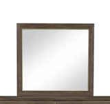 Tango - Mirror - Sandblasted Walnut - Furniture Home Direct