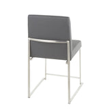 Fuji - Contemporary Modern Elegance High Back Dining Chair (Set of 2) - Furniture Home Direct