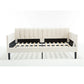 Elena - Boucle Upholstered Daybed, Ribbed Tufted Backrest - Furniture Home Direct