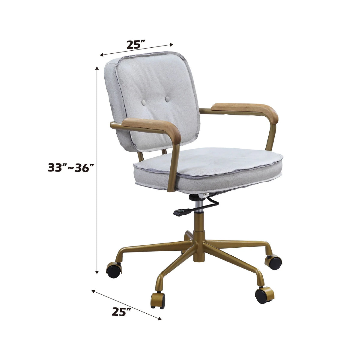 Siecross - Top Grain Leather Office Chair - Furniture Home Direct