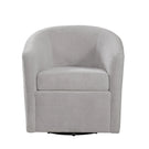Oaklynn - Barrel Style Swivel Accent Chair - Furniture Home Direct