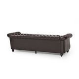 3 Seater Sofa -Brown - Furniture Home Direct