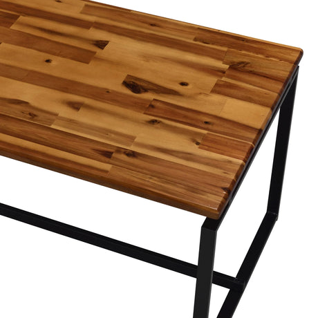 Jurgen - 3 Pieces Pack Coffee & End Set - Oak / Black - Furniture Home Direct