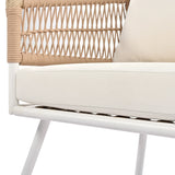 4-Piece Boho Patio Set - Beige - Furniture Home Direct