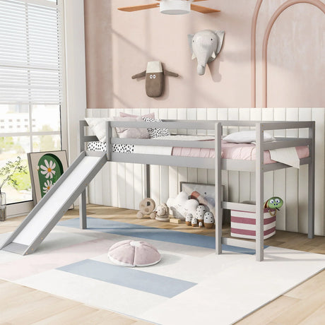 Loft Bed With Slide, Multifunctional Design - Furniture Home Direct