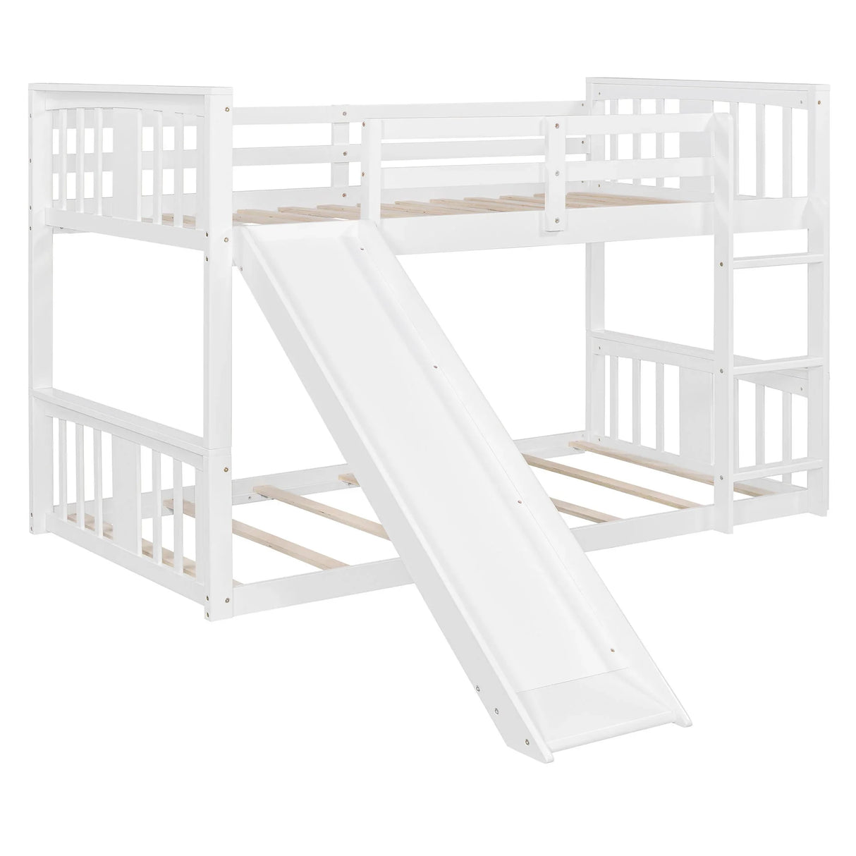 Bunk Bed With Convertible Ladder And Slide - Furniture Home Direct