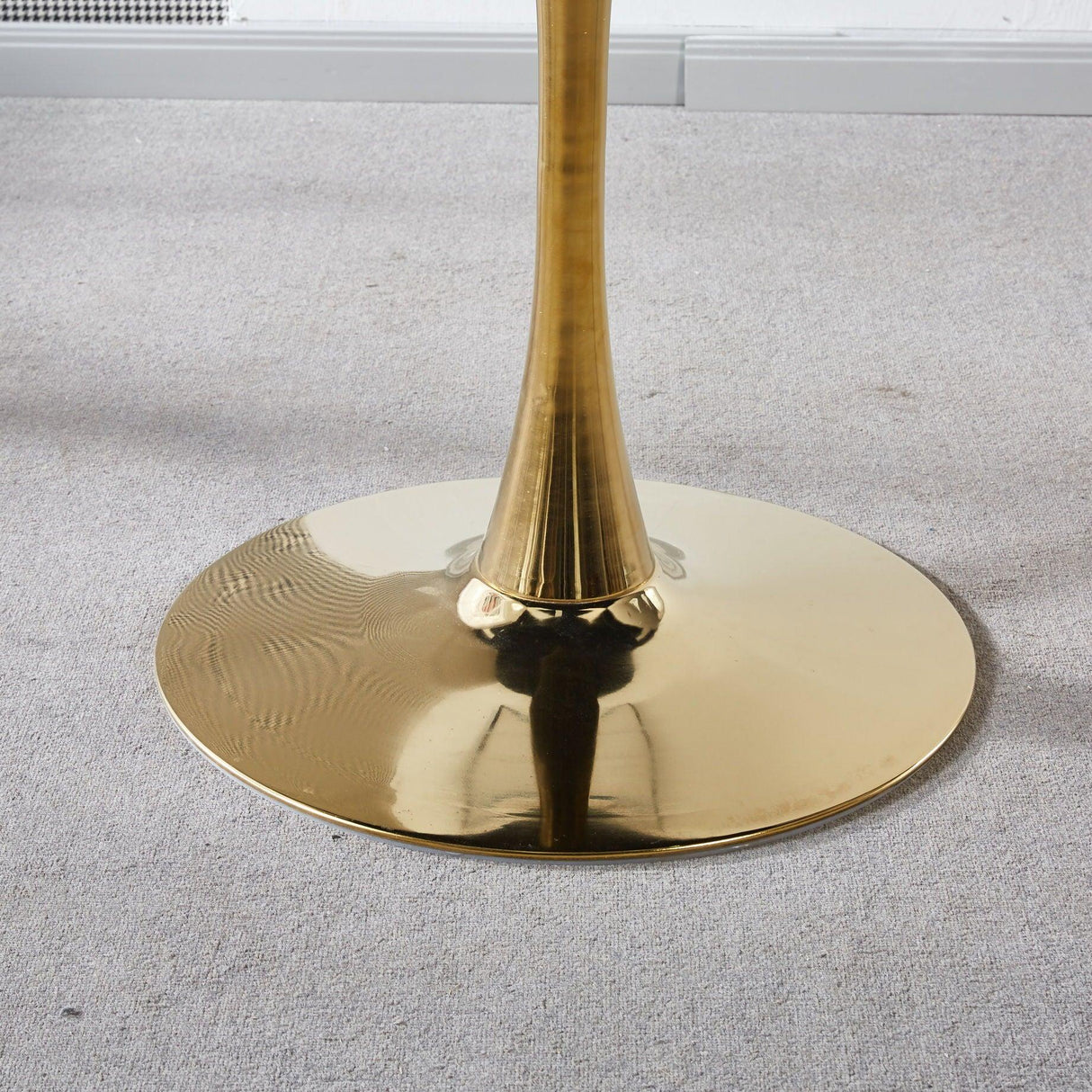 Tulip Table Mid-Century Dining Table With Round MDF Table Top, Pedestal Dining Table, End Table Leisure Coffee Table - Furniture Home Direct