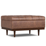 Mariah - Upholstered Lift Top Table Storage Ottoman - Furniture Home Direct