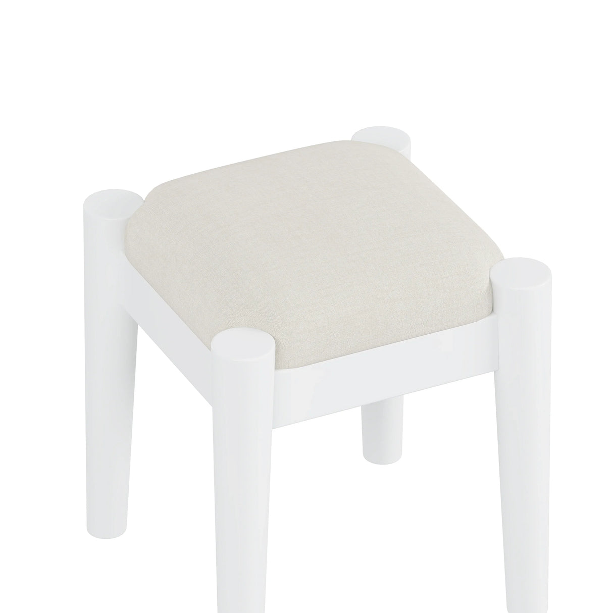 Vanity Desk Bohemian Retro Wood Makeup Station White - Furniture Home Direct