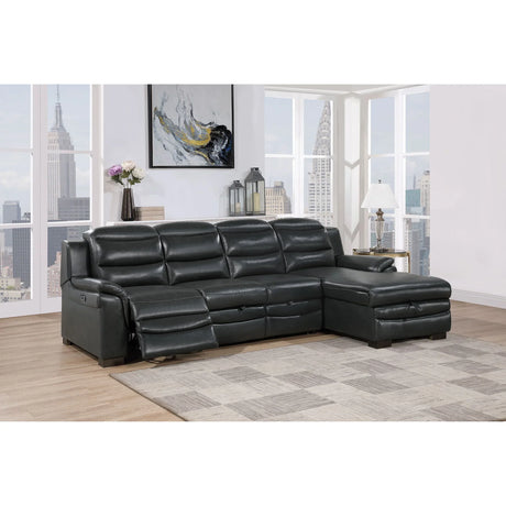 Coco - Blanche Sofa Bed With USB - Dark Gray - Furniture Home Direct