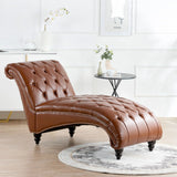 Tufted Armless Chaise Lounge - Furniture Home Direct