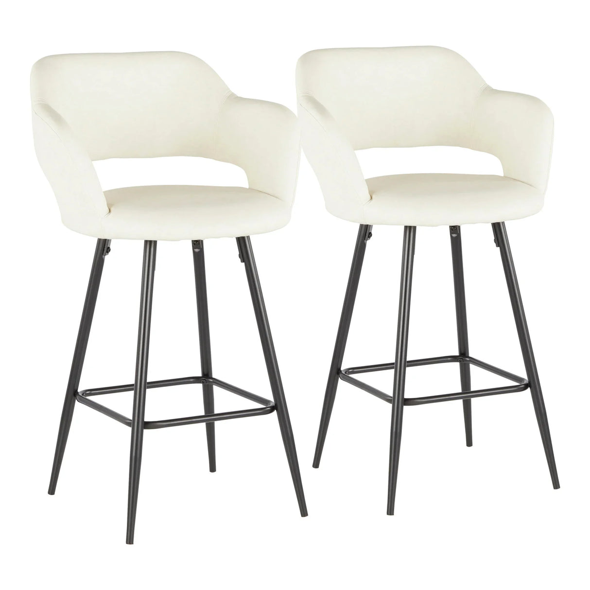 Margarite - Contemporary Counter Stool (Set of 2) - Furniture Home Direct