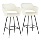 Margarite - Contemporary Counter Stool (Set of 2) - Furniture Home Direct