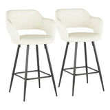 Margarite - Contemporary Counter Stool (Set of 2) - Furniture Home Direct