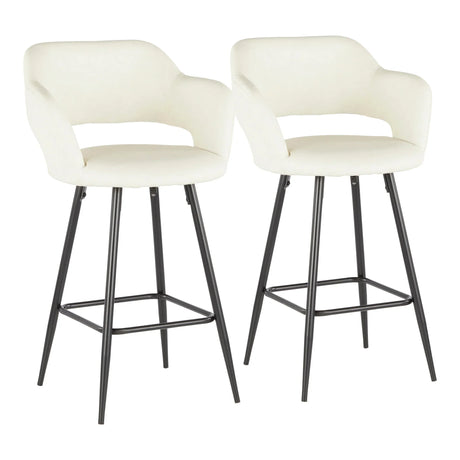 Margarite - Contemporary Counter Stool (Set of 2) - Furniture Home Direct