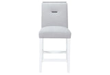 Dining Set Contemporary Rubber Wood Table Chairs White - Furniture Home Direct