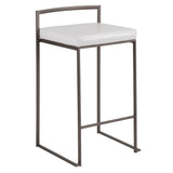 Fuji - Industrial Stackable Counter Stool Elegant Design - Furniture Home Direct