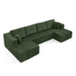Modern Minimalist U - Shape Modular Sectional Sofa - Furniture Home Direct