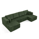 Modern Minimalist U - Shape Modular Sectional Sofa - Furniture Home Direct