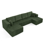 Modern Minimalist U - Shape Modular Sectional Sofa - Furniture Home Direct