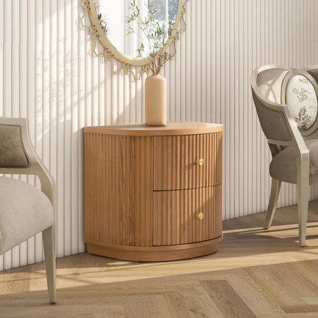 Valentine - 2 Drawer Storage Side Table - Furniture Home Direct