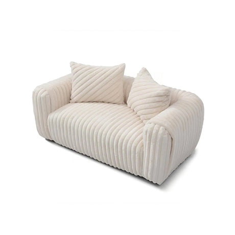 Cancun - Loveseat - White - Furniture Home Direct