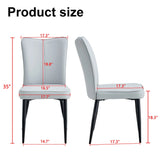 Modern Minimalist Dining Chairs With Metal Legs - Furniture Home Direct
