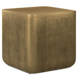 Bassett - Cast Aluminum Side Table - Brown - Furniture Home Direct