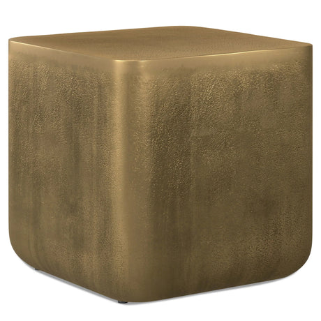 Bassett - Cast Aluminum Side Table - Brown - Furniture Home Direct