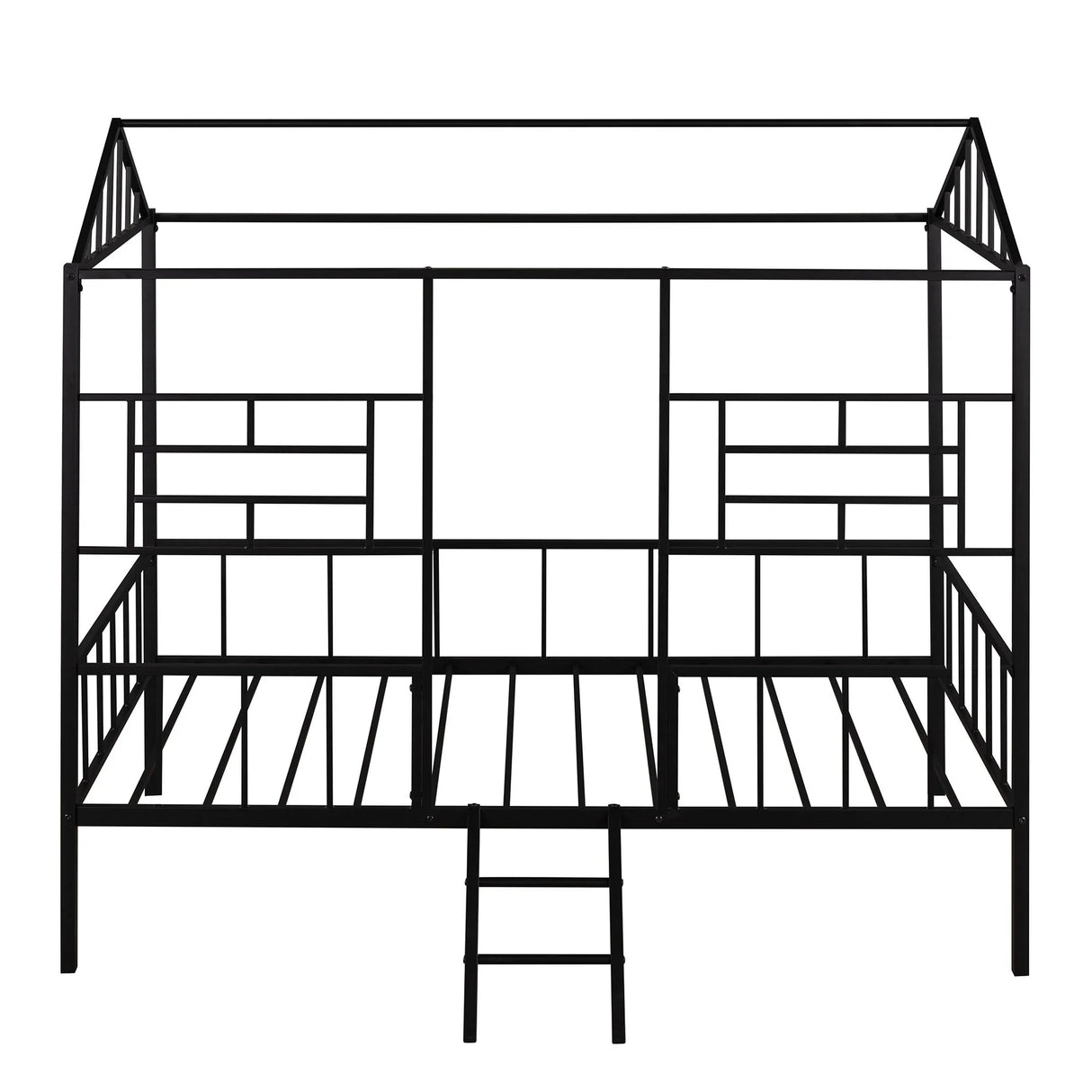 House Bed Frame With Slatted Support, No Box Spring Needed - Furniture Home Direct