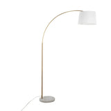 March - Contemporary Floor Lamp & Elegant Finish - Furniture Home Direct