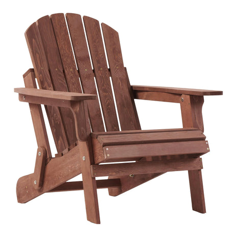 Oversize Outdoor Folding Adirondack Chair, Patio Chair For Garden - Furniture Home Direct