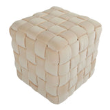 Square Braided Ottoman - - Furniture Home Direct