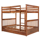 Bunk Bed With Ladders And 2 Storage Drawers - Furniture Home Direct