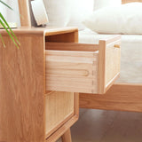 Bedside Cabinet, Modern Simple Nightstands European Beech - Furniture Home Direct