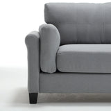 Modern 3 Piece Living Room Set - Gray - Furniture Home Direct