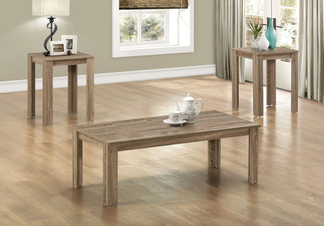 Table Set, Coffee, End, Side, Accent For Living Room Transitional (Set of 3) - Furniture Home Direct