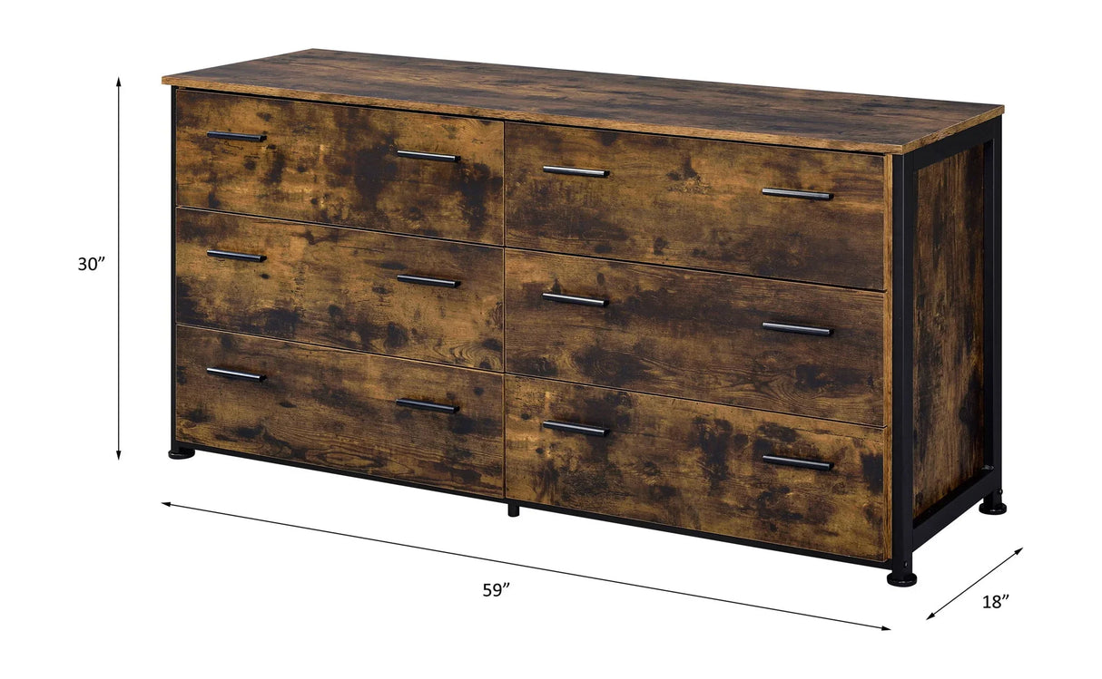 Juvanth - Dresser - Walnut - Furniture Home Direct
