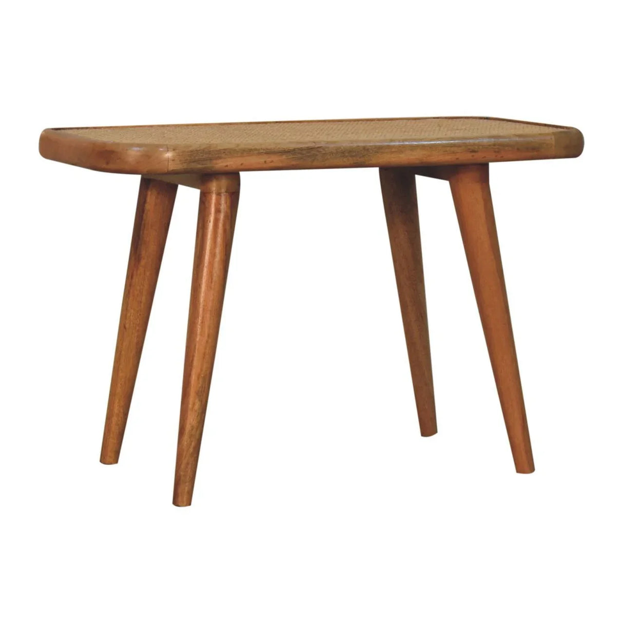 Larissa - Rattan Bench - Oak - Furniture Home Direct