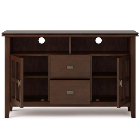 Artisan - TV Media Stand, Handcrafted - Russet Brown - Furniture Home Direct