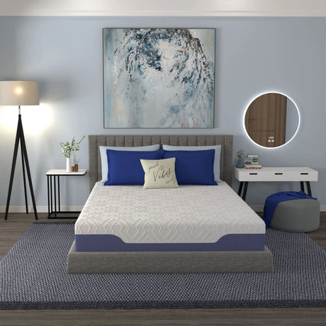 Supreme - 12" Cooling Hybrid Memory Foam And Innerspring Mattress - Furniture Home Direct