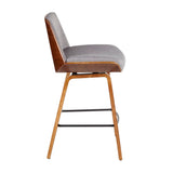Corazza - Mid Century Modern Counter Stool - Furniture Home Direct