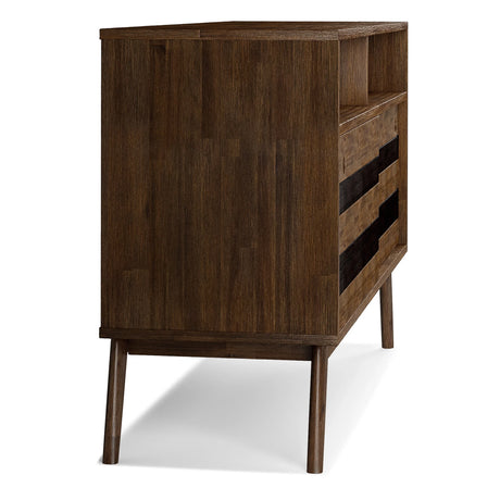 Clarkson - TV Stand - Rustic Natural Aged Brown - Furniture Home Direct