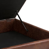 Owen - Multifunctional Square Coffee Table Storage Ottoman - Furniture Home Direct